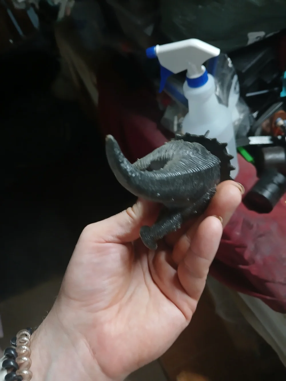 Gray Triceratops Action Figure Dinosaur Toy - Realistic Playset Piece